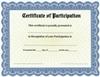 Certificate of Participation on Goes® Bison Series Border / Qty. 25