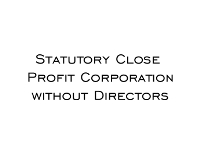 Minutes and Bylaws for a Statutory Close Profit Corporation without Directors